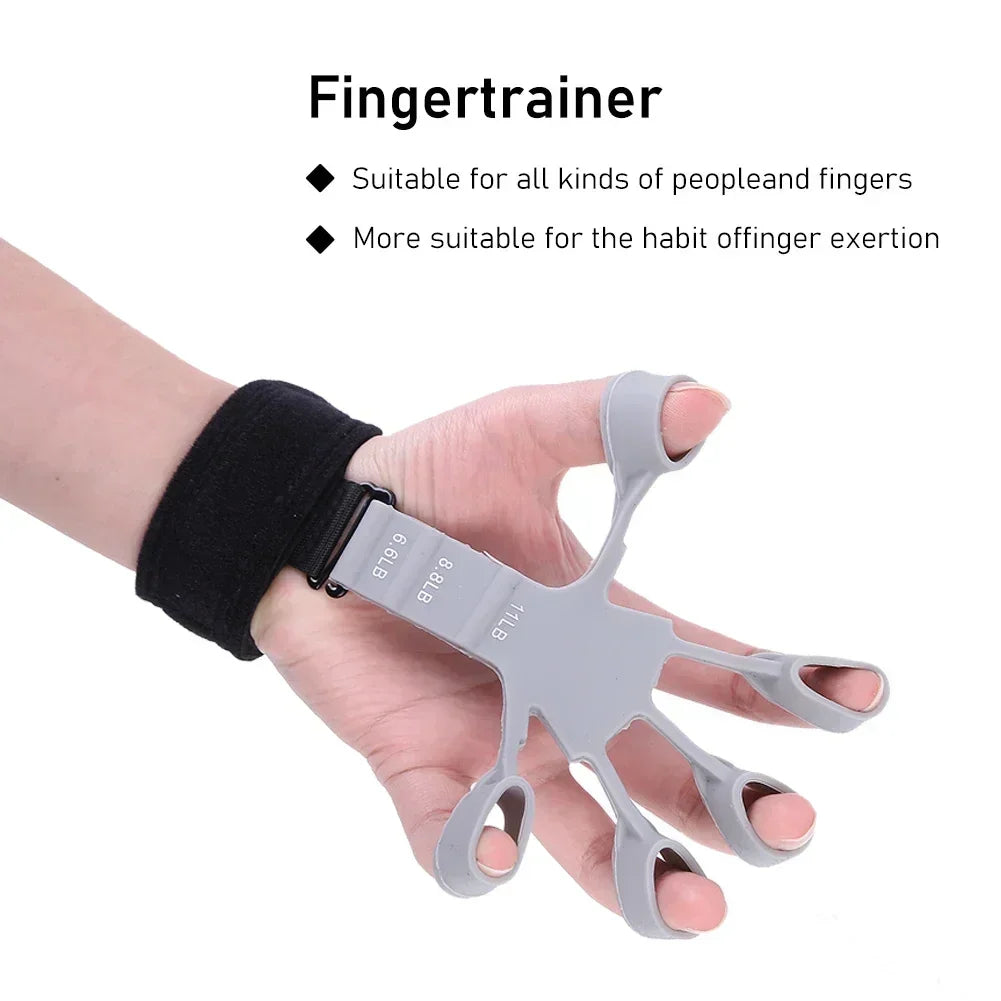 Finger Gripper Training and Exercise Patient Hand Strengthener Guitar Finger Flexion and Extension Training Device Trainning